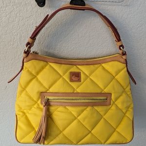 Dooney & Bourke Bag Purse Bright Yellow Excellent Condition